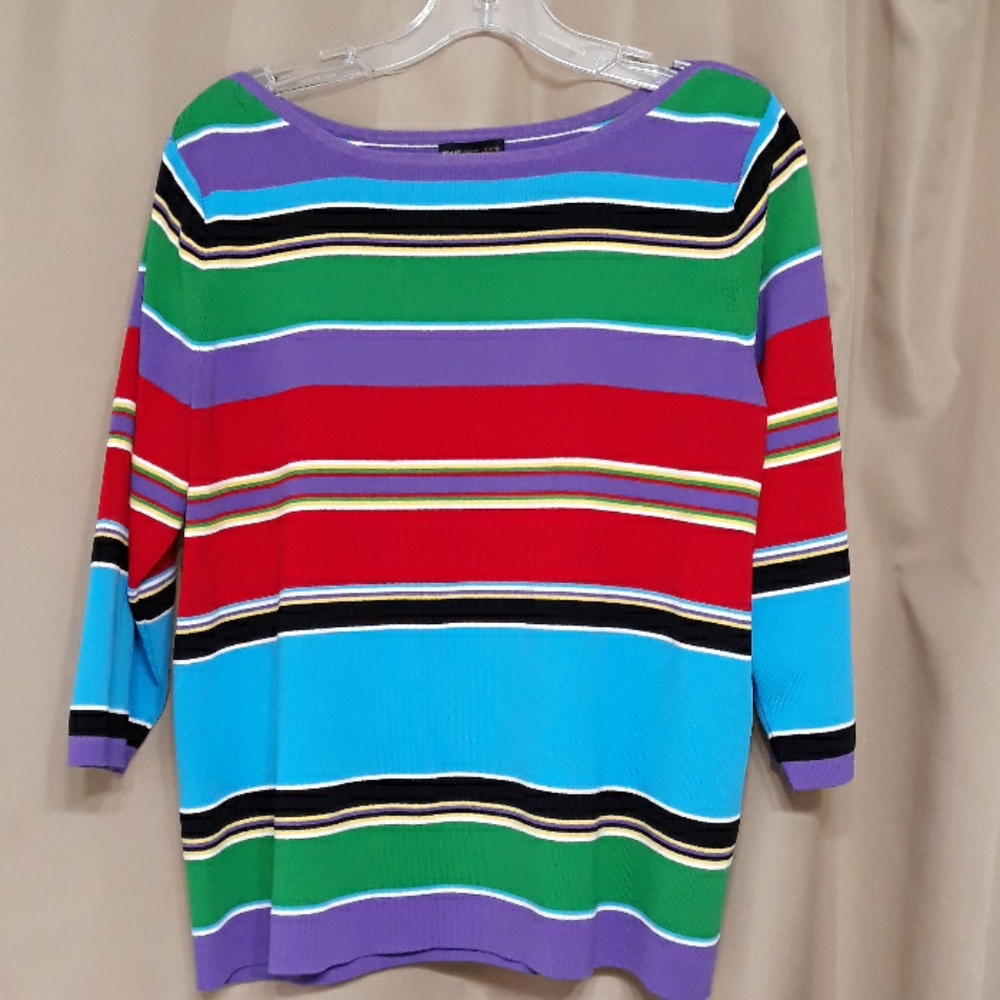 Grace Dane Lewis Striped Top NWOT